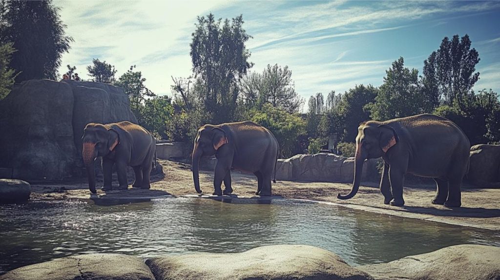 Asian elephants