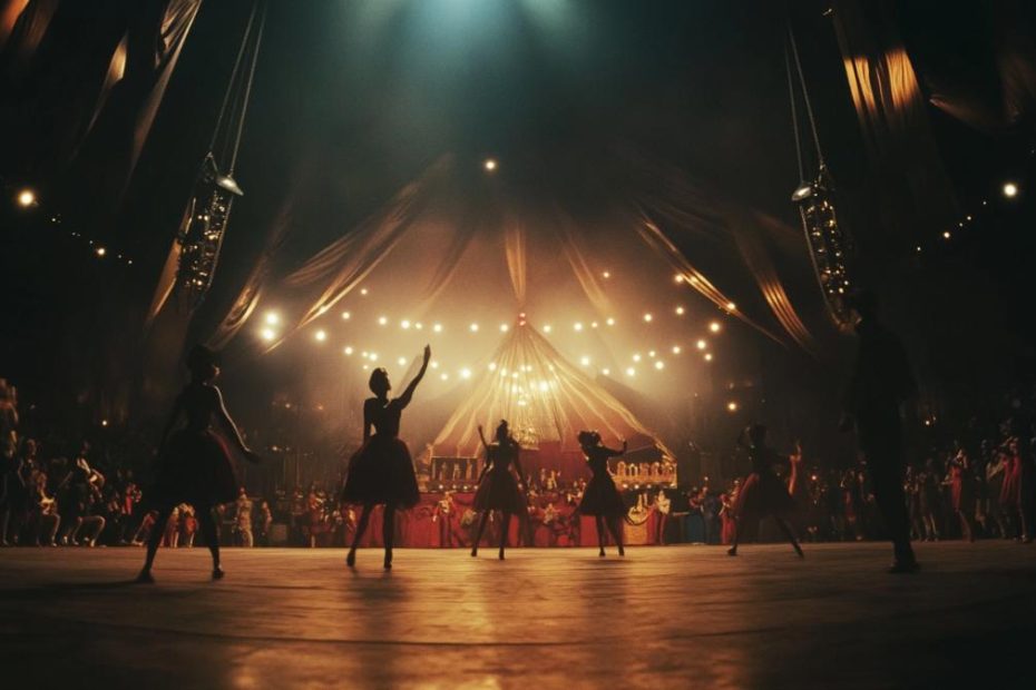 Circus performers at an animal-free circus